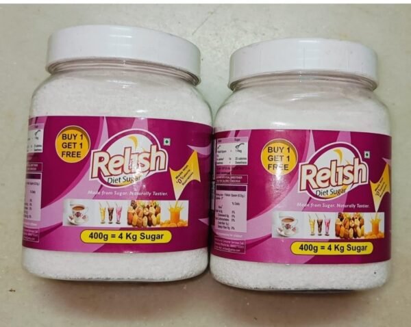 Relish Diet Sugar 400 Gms (1+1)